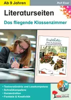Vorschau - Arbeitsblätter - Das fliegende Klassenzimmer - Literaturseiten | Begleitmaterial zur Lektüre von Erich Kästner | Arbeitsblätter kapitelweise | Klasse 4-8 mit Lösungen - Deckblatt