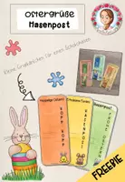 Vorschau - Bildkarten - FREEBIE: Hasenpost (Grüße zu Ostern) - Deckblatt
