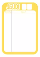 Aperçu - Affichage - Outil les devoirs pour la semaine - Page 3