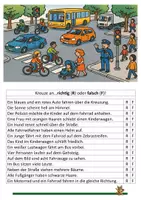 Vorschau - Arbeitsblätter - "Lesen/Entscheidungsfragen" "Auf der Straße" - Seite 3