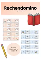 Vorschau - Arbeitsblätter - Rechendomino Addition Freiarbeit Klasse 1 - Deckblatt