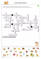 Vorschau - Arbeitsblätter - Kreuzworträtsel Englisch: Crossword Food and Drinks (3 Versionen) - Seite 3