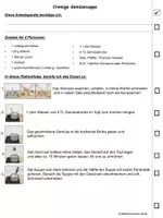 Vorschau - Arbeitsblätter - Rezept für cremige Gemüsesuppe Schritt-für-Schritt - Deckblatt