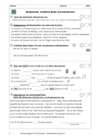 Vorschau - Test - Bindewörter, aus: Fit für Deutsch - Tests Kl. 4 / 5 - Seite 1