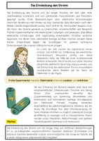 Vorschau - Arbeitsblätter - Die Entdeckung des Stroms: Elektrizität, Geschichte & Physik - Seite 1