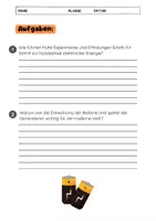 Vorschau - Arbeitsblätter - Die Entdeckung des Stroms: Elektrizität, Geschichte & Physik - Seite 3