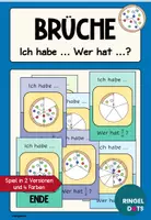 Vorschau - Spiele - Ich habe ... Wer hat ...? Spiel: Bruchdarstellung Cookies - Deckblatt