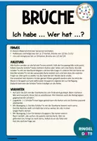 Vorschau - Spiele - Ich habe ... Wer hat ...? Spiel: Bruchdarstellung Cookies - Seite 1