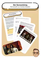 Vorschau - Arbeitsblätter - Der Sonnenkönig - Ludwig XIV. und Absolutismus - Deckblatt