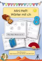 Vorschau - Arbeitsblätter - Miniheft: Wörter mit ch (Klasse 1/2) - Deckblatt