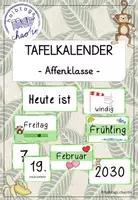 Vorschau - Bildkarten - Affenklasse - Paket - Seite 1