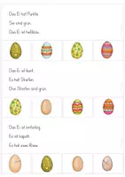 Vorschau - Arbeitsblätter - Genaues Lesen - "Ostern" - Seite 1