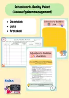 Vorschau - Anderer Materialtyp - Schoolwork-Buddy Paket (Hausaufgaben Management) - Deckblatt