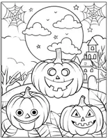 Aperçu - Jeux - Pages de dessins d'Halloween effrayantes. - Page 2