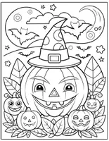 Aperçu - Jeux - Pages de dessins d'Halloween effrayantes. - Page 3