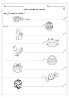 Vorschau - Arbeitsblätter - DaZ/DaF/Deutsch - Ostern - MATERIALPAKET - Seite 2