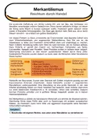 Vorschau - Arbeitsblätter - Merkantilismus - Reichtum durch Handel - Seite 1