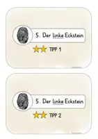 Vorschau - Fördermaterial/Inklusion - Tippkarten zum Zahlenmauer-Forscherheft ZR bis 100 - Seite 2