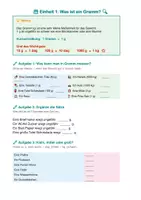 Vorschau - Arbeitsblätter - Das Gramm (g) — Übungspaket für die 2. Klasse Volksschule (Gewichte: g, dag und kg) - Seite 1