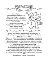 anteprima - Esercizi - L' alfabeto e numeri con le filastrocche di Bignè - Pagina 1