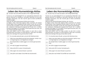 Vorschau - Arbeitsblätter - Das Leben der Hunnen - Seite 3