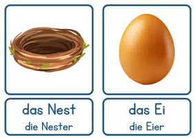 Vorschau - Arbeitsblätter - DaZ/DaF/Deutsch - Ostern - Satz zum Bild schreiben (Arbeitsblatt) - Seite 3