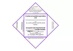 Vista previa - Hojas de trabajo - El verbo 4º Primaria | Actividades y ejercicios - página 3