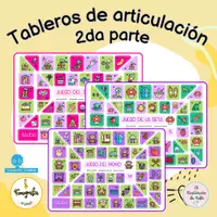 Vista previa - Juegos / Gamificación - Super tableros de Articulación 2da parte - Portada