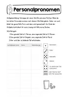 Vorschau - Spiele - Würfelspiel zu den lateinischen Personalpronomen - Seite 1