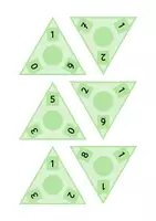 Vorschau - Aufgabenkarten - Übungskarten: Rechendreiecke (Zahlenraum bis 20 & Addition) - Seite 2