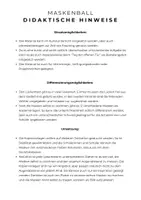 Vorschau - Arbeitsblätter - Maskenball - Venezianische Masken - Seite 1