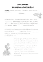 Vorschau - Arbeitsblätter - Maskenball - Venezianische Masken - Seite 3