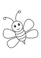 Vorschau - Mal- und Bastelvorlagen - Ausmalbilder Bienen und Blumen Fensterdeko - Seite 3