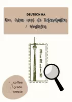 Vorschau - Test - Klassenarbeit Rico, Oskar und die Tieferschatten / Wortarten / Grammatik - Deckblatt