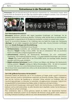 Vorschau - Arbeitsblätter - Extremismus Demokratie Hanau AB7 Radikalisierung - Seite 1