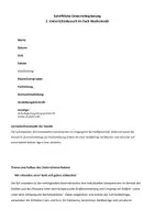 Vorschau - Stundenentwürfe - Unterrichtsentwurf Geld Mathe - Deckblatt