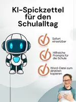 Vorschau - Merkblätter - Diese Prompts unterstützen deinen Lehreralltag! - Deckblatt
