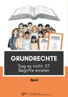 Vorschau - Spiele - Grundrechte - Spiel: Sag es nicht (27 Begriffskarten) - Deckblatt