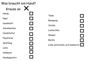 Vorschau - Arbeitsblätter - Wachsendes Materialpaket zum Thema Hund - Seite 1