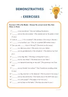 Vorschau - Arbeitsblätter - Demonstratives: this/that/these/those (A1) - Seite 1
