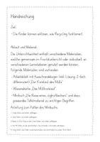 Vorschau - Stundenentwürfe - Müll verwerten Recycling Müllkreislauf Unterrichtseinheit - Seite 2