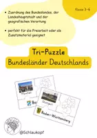 Vorschau - Spiele - Tri-Puzzle Bundesländer Deutschlands - Deckblatt