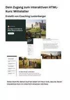 Vorschau - Interaktives Material - Digitaler Kurs zum Thema: Mittelalter - Seite 1