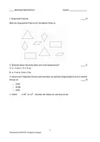 Vorschau - Test - Mathematikschularbeit für 2.AHS/NMS-2.Semester - Deckblatt