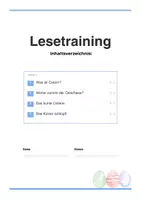 Vorschau - Arbeitsblätter - Grundschule Lesetraining Ostern: 3-4 Klasse - Seite 1
