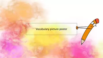 Vorschau - Präsentationen/Tafelbilder - vocabulary picture poster - Seite 1