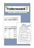 Vorschau - Arbeitsblätter - Feldermodell - Deckblatt