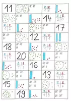 Vorschau - Arbeitsblätter - Mengenverständnis 11-20 (Legekarten) - Seite 2