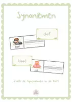 Voorbeeld - Bewegend leren - synoniemen - Voorblad