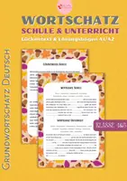 Vorschau - Unterrichtsreihen - Grundwortschatz Schule & Unterricht DaF A1/A2 - Deckblatt